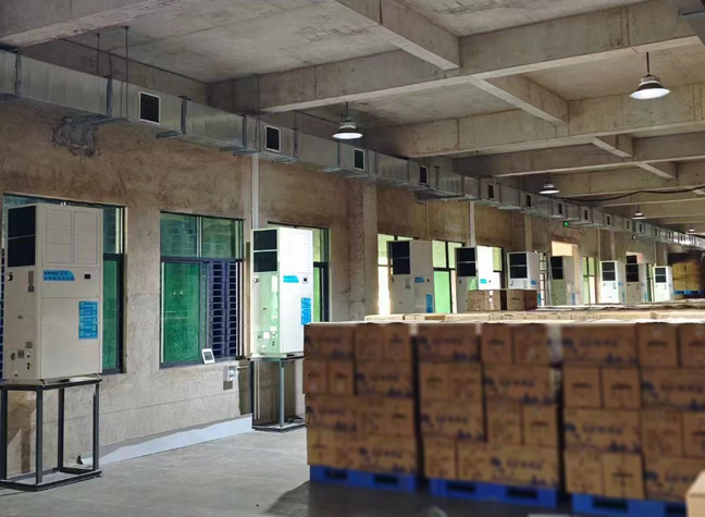 雞蛋倉庫降溫恒溫，安裝蒸發(fā)冷省電空調(diào)-立式軸流機(jī)SYL-ZL-25